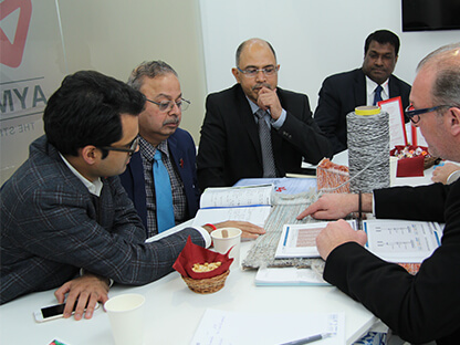 AYM Syntex Team in a Product Review Meeting