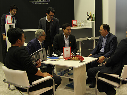 Corporate Meeting at Domotex 2017 with Business Professionals