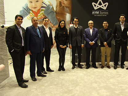 AYM Syntex Leadership and Team at Domotex 2017