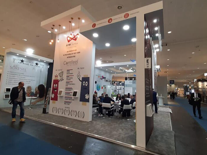 Exhibition Booth at Domotex Germany 2020