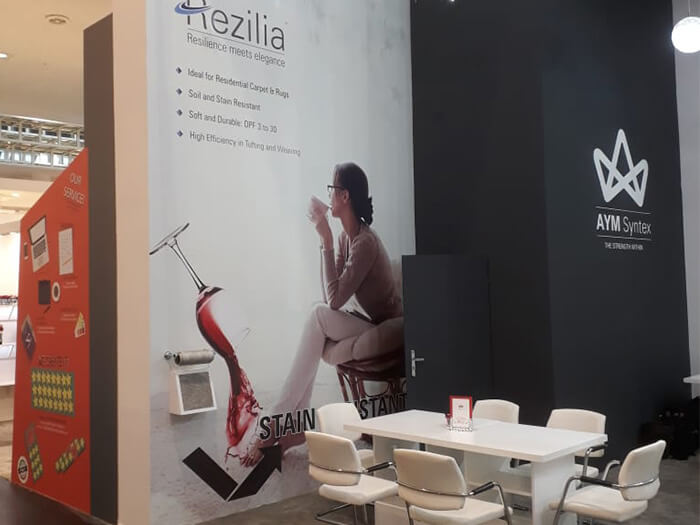 Rezilia Stain-Resistance Product Display