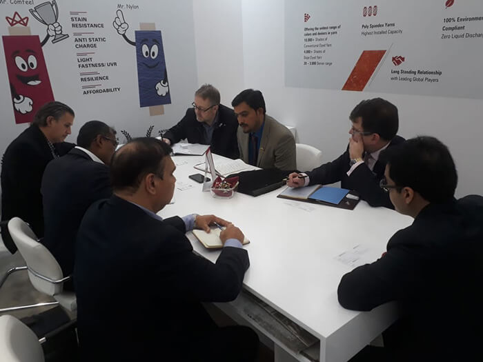 Business Meeting at Domotex Hannover 2019
