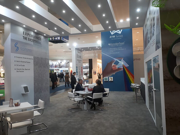 Textile Exhibition Booth at Domotex Hannover 2019
