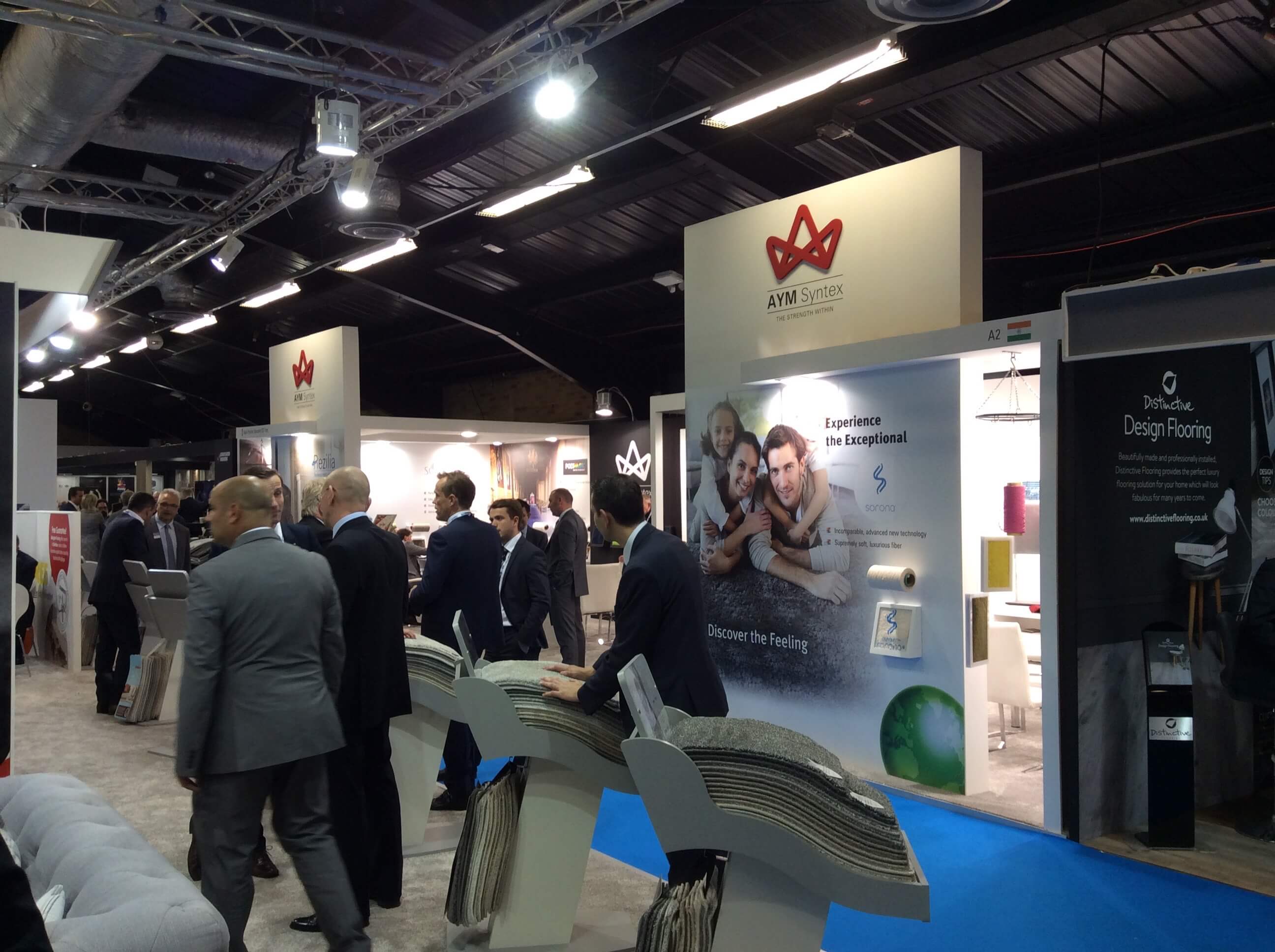 AYM Syntex at the Harrogate, UK 2017 Business Trade Exhibition