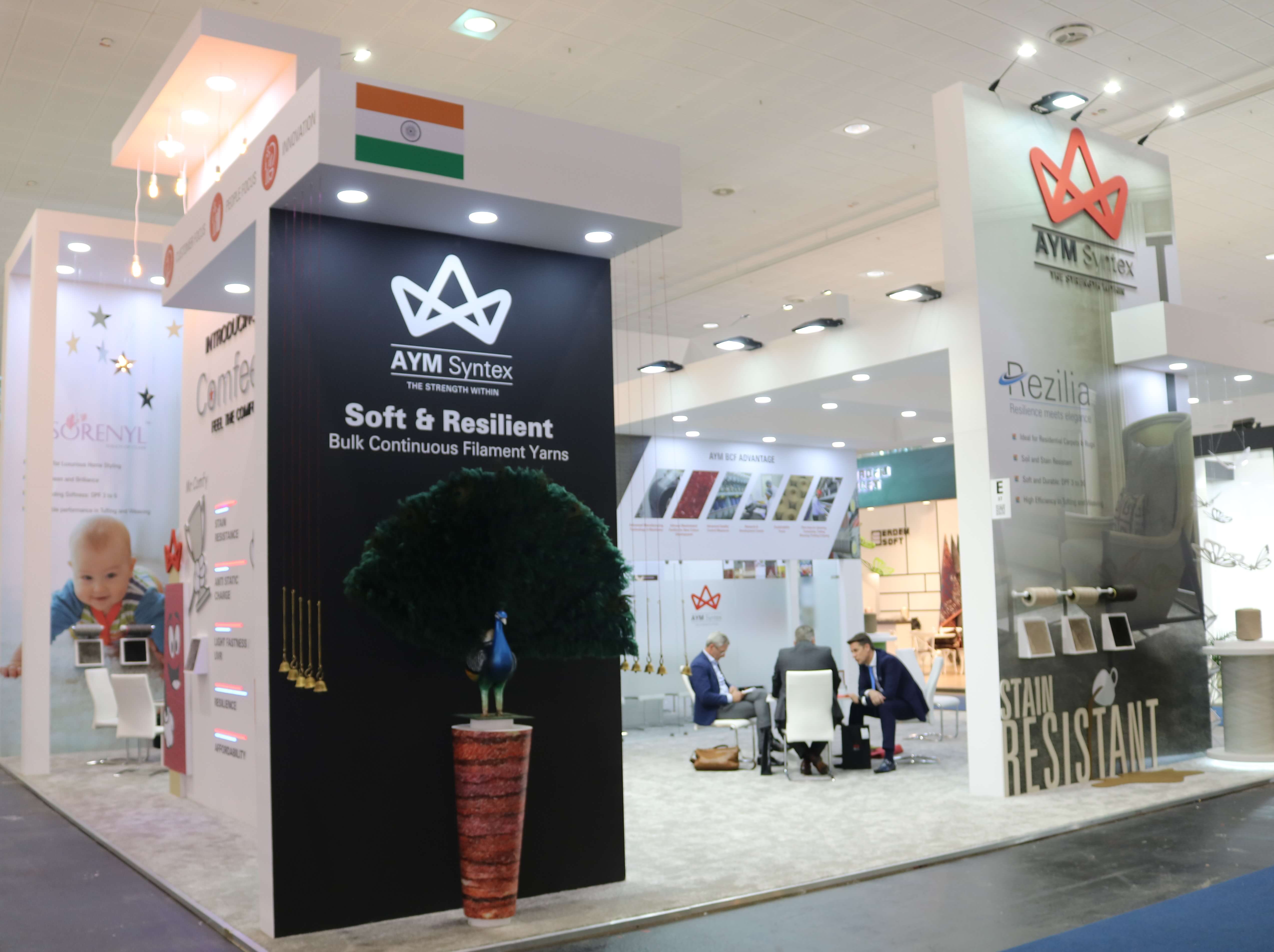 Textile Exhibition Booth at Harrogate 2018