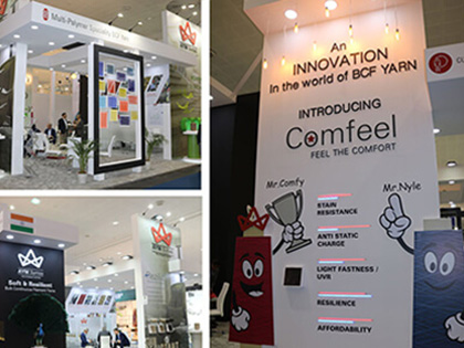 Collage of Exhibition Booth at Harrogate 2018