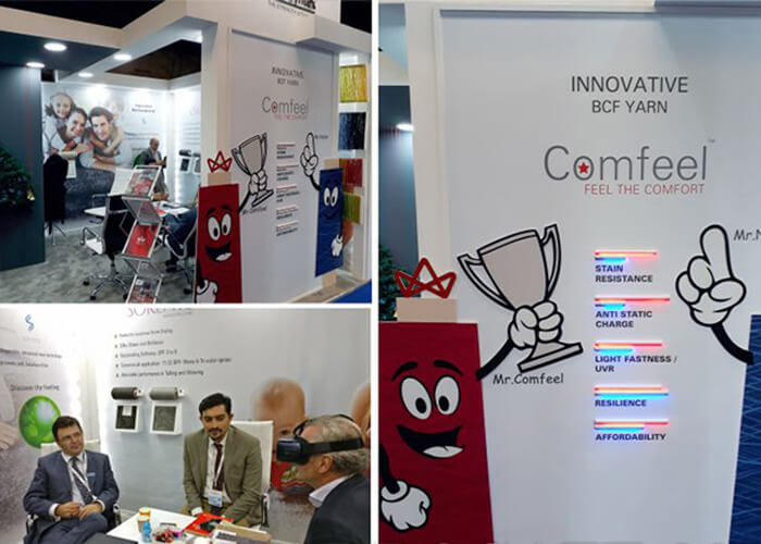 Harrogate, UK 2018 Textile Exhibition Booth