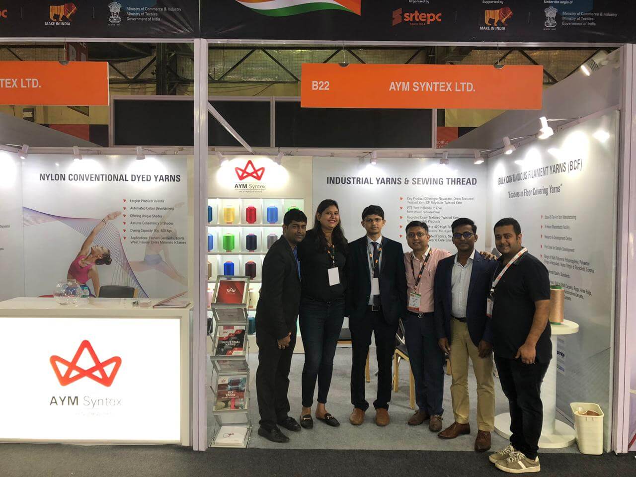 Textile Exhibition Booth, India 2019