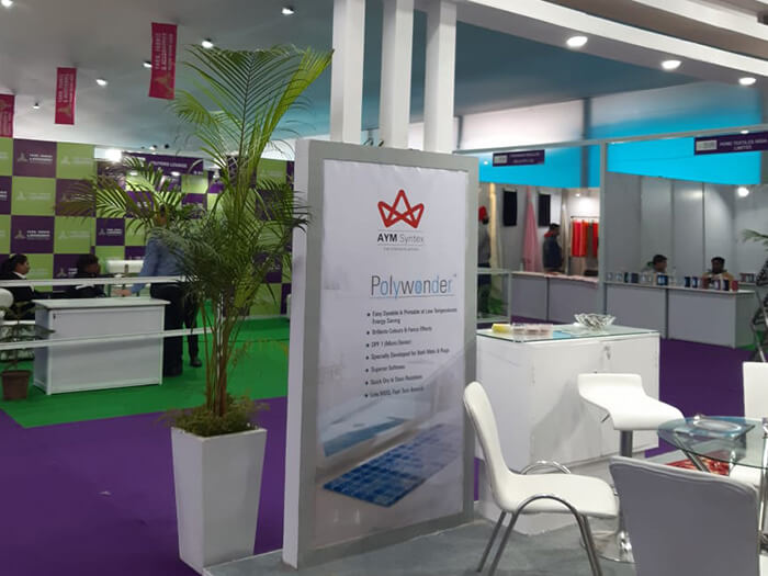 Polywonder Product Display at an Exhibition
