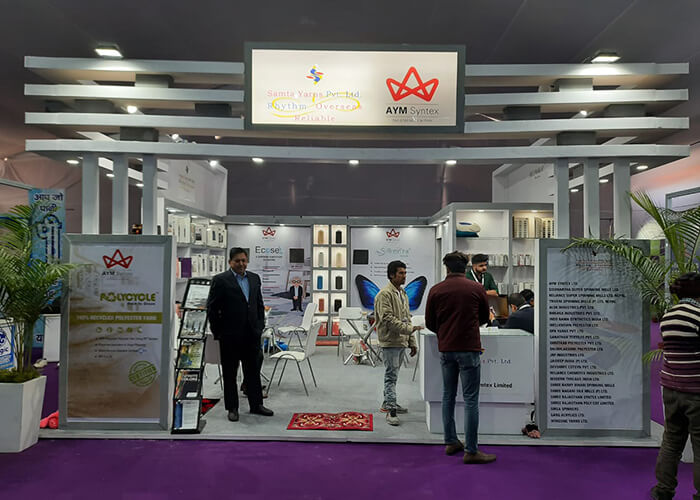 Yarn, Fabrics & Accessories Trade Show, India 2020 Textile Exhibition Booth
